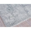 Sumo Shag Handloomed Polyester/Microfiber Light Blue 5'x8' Area Rug