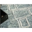 Soho Hand-Tufted New Zealand Wool Blue/Ivory 8'x10' Area Rug