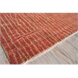 Soho Hand-Knotted New Zealand Wool Red 8'x10' Area Rug