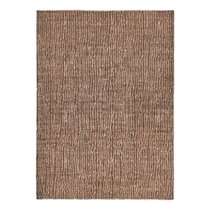 Soho Hand-Knotted New Zealand Wool Brown 8'x11' Area Rug