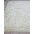 Sumo Shag Handloomed Polyester/Microfiber White 9'x12' Area Rug
