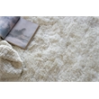 Sumo Shag Handloomed Polyester/Microfiber White 9'x12' Area Rug