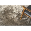 Sumo Shag Handloomed Polyester/Microfiber Taupe 11'6