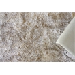 Sumo Shag Handloomed Polyester/Microfiber Beige 5'x8' Area Rug