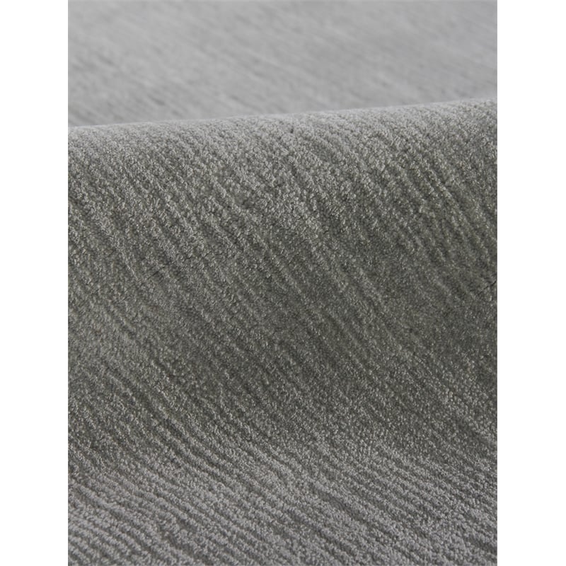 Smart Gem Handloomed Wool/Viscose Sky 8'x10' Area Rug