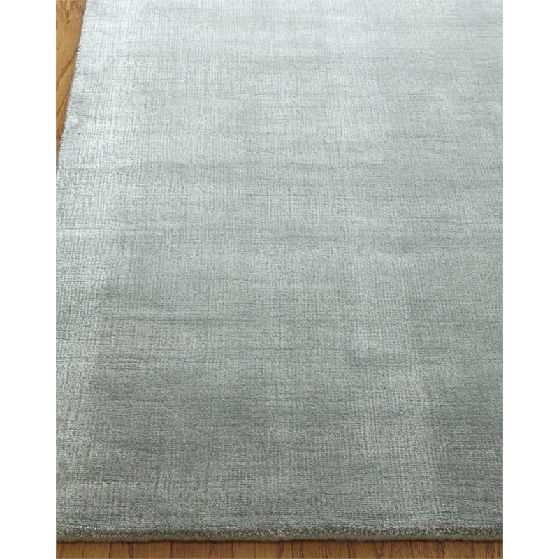 Smart Gem Handloomed Wool/Viscose Sky 8'x10' Area Rug