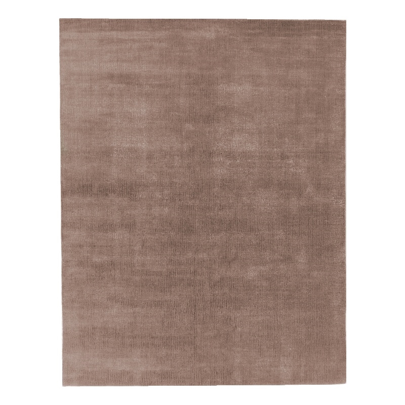 Smart Gem Handloomed Wool/Viscose Mink 12'x15' Area Rug