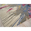 Solara Hand-Tufted New Zealand Wool Pink/Blue/Multi 8'x10' Area Rug