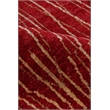 Soho Hand-Knotted New Zealand Wool Red 9'x10' Area Rug