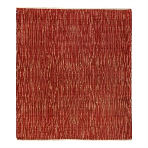 Soho Hand-Knotted New Zealand Wool Red 9'x10' Area Rug