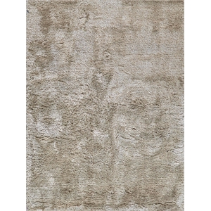 Sumo Shag Shag Polyester/Microfiber Light Beige 8'x10' Area Rug