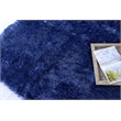 Sumo Shag Handloomed Polyester/Microfiber Navy 8'x10' Area Rug