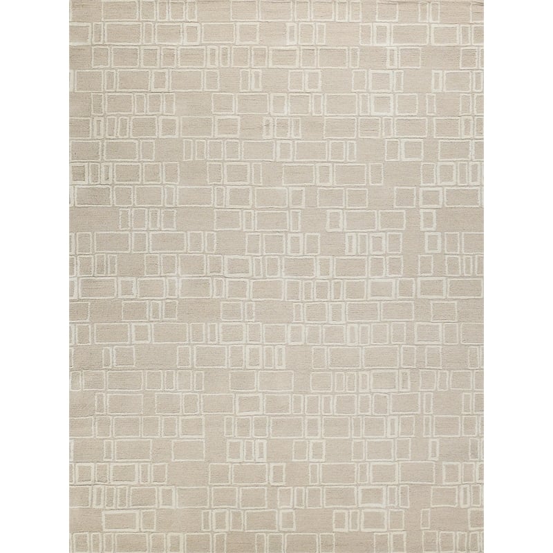 Soho Hand-Tufted New Zealand Wool Beige/Ivory 15'x20' Area Rug