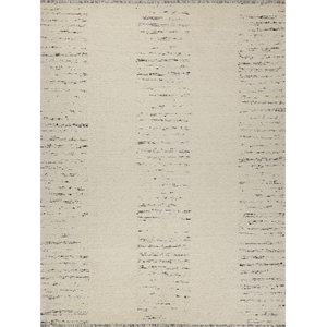 Sunstone Flatweave Wool Ivory/Black 8'x10' Area Rug