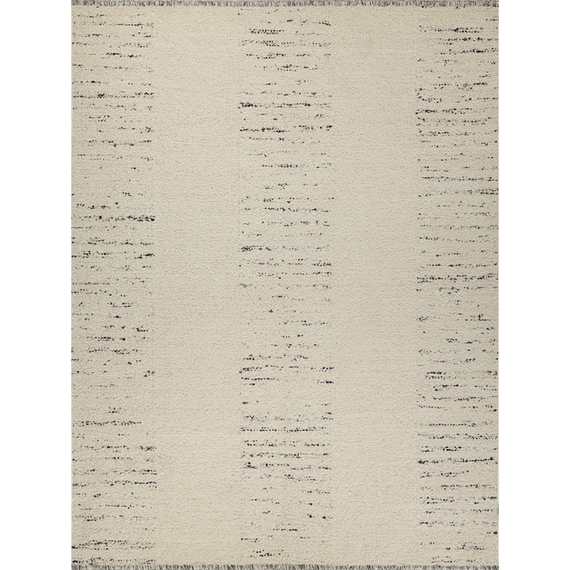 Sunstone Flatweave Wool Ivory/Black 9'x12' Area Rug