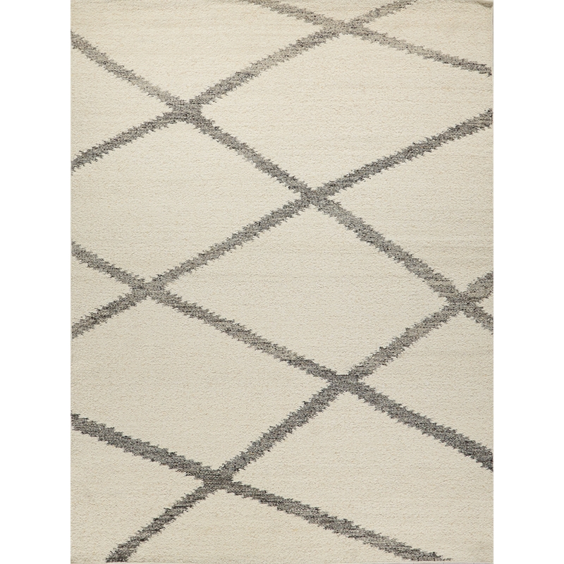 Sunstone Flatweave Wool Ivory/Black 12'x15' Area Rug