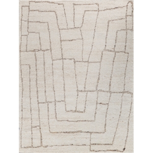 Tahoe Hand-Knotted Wool White/Beige 14'x18' Area Rug