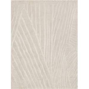 Tempo Handloomed New Zealand Wool Light Silver 8'x10' Area Rug