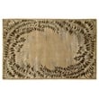 Super Tibetan Hand-Knotted Wool/Bamboo Silk Beige 5'6
