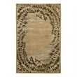 Super Tibetan Hand-Knotted Wool/Bamboo Silk Beige 5'6
