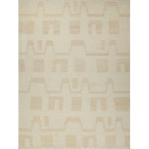 Sunstone Flatweave Wool Ivory/Beige 12'x15' Area Rug
