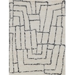 Tahoe Hand-Knotted Wool Ivory/Black 12'x15' Area Rug