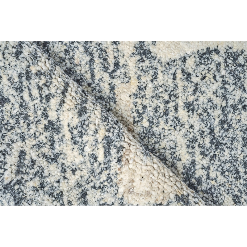 Tahoe Hand-Knotted Wool Gray/Ivory 14'x18' Area Rug