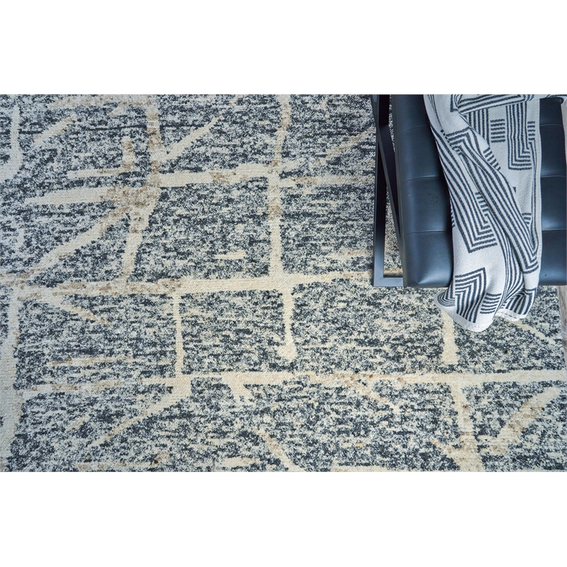 Tahoe Hand-Knotted Wool Gray/Ivory 14'x18' Area Rug