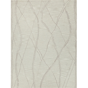 Tangiers Hand-Tufted New Zealand Wool Ivory/Beige 6'x9' Area Rug