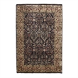 Super Fine Millefleur Hand-Knotted New Zealand Wool Navy/Green 12'x18' Area Rug