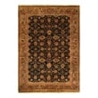Super Fine Tabriz Hand-Knotted New Zealand Wool Black/Gold 12'x15' Area Rug