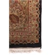 Super Fine Tabriz Hand-Knotted New Zealand Wool Black 15'x20' Area Rug