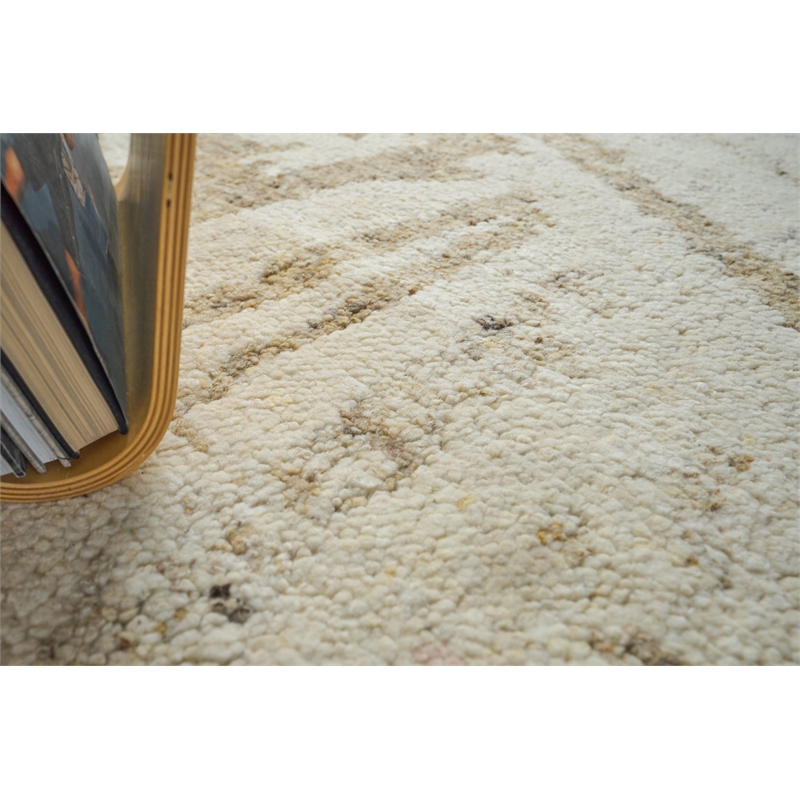 Tahoe Hand-Knotted Wool Ivory/Beige 14'x18' Area Rug