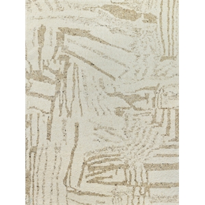 Tahoe Hand-Knotted Wool Ivory/Beige 6'x9' Area Rug