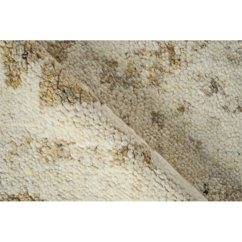 Tahoe Hand-Knotted Wool Ivory/Beige 9'x12' Area Rug
