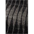 Super Tibetan Hand-Knotted Wool/Bamboo Silk Black/Gray 10'x14' Area Rug