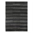 Super Tibetan Hand-Knotted Wool/Bamboo Silk Black/Gray 10'x14' Area Rug