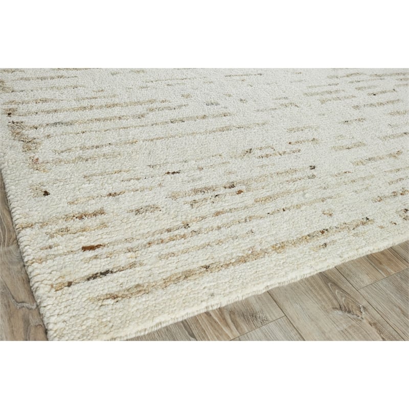 Tahoe Hand-Knotted Wool Ivory/Beige 14'x18' Area Rug