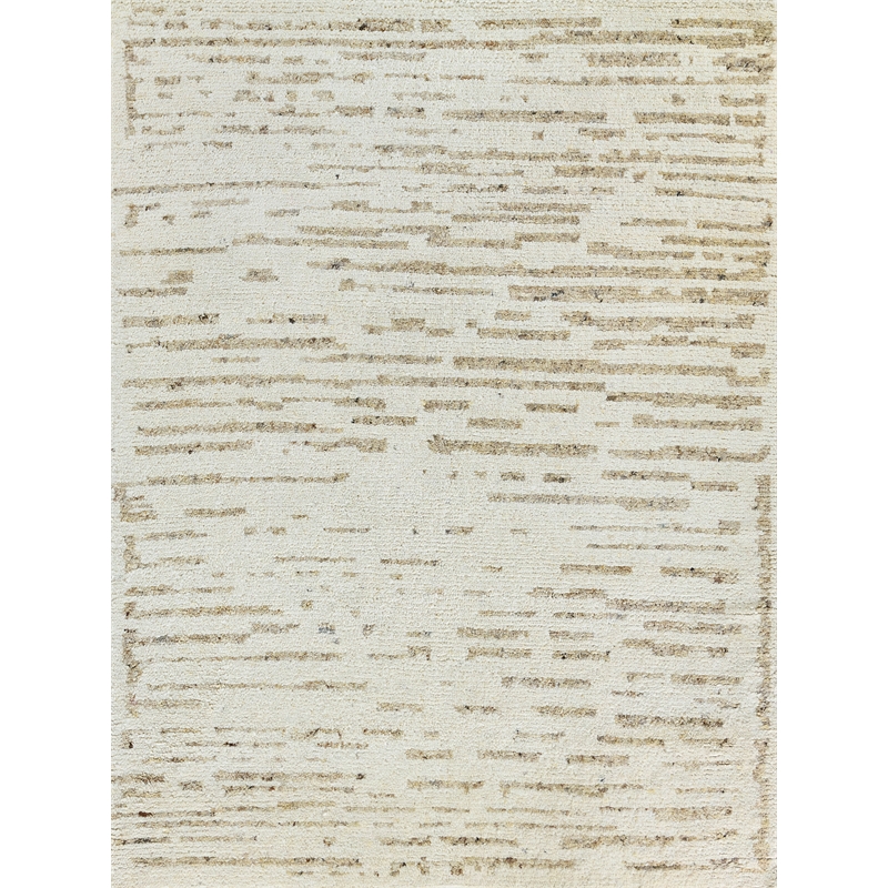 Tahoe Hand-Knotted Wool Ivory/Beige 6'x9' Area Rug