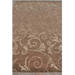 Super Tibetan Hand-Knotted Wool/Bamboo Silk Chocolate 8'6