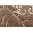 Super Tibetan Hand-Knotted Wool/Bamboo Silk Chocolate 8'6