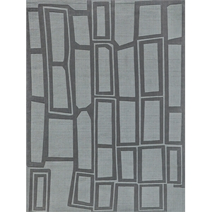 Tempo Handloomed New Zealand Wool Charcoal Gray 8'x10' Area Rug