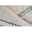 Tahoe Hand-Knotted Wool Ivory/Black 8'x10' Area Rug