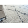 Tahoe Hand-Knotted Wool Ivory/Black 8'x10' Area Rug