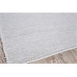 Tranquility Flatweave Wool/Mohair Silver 3'x5' Area Rug