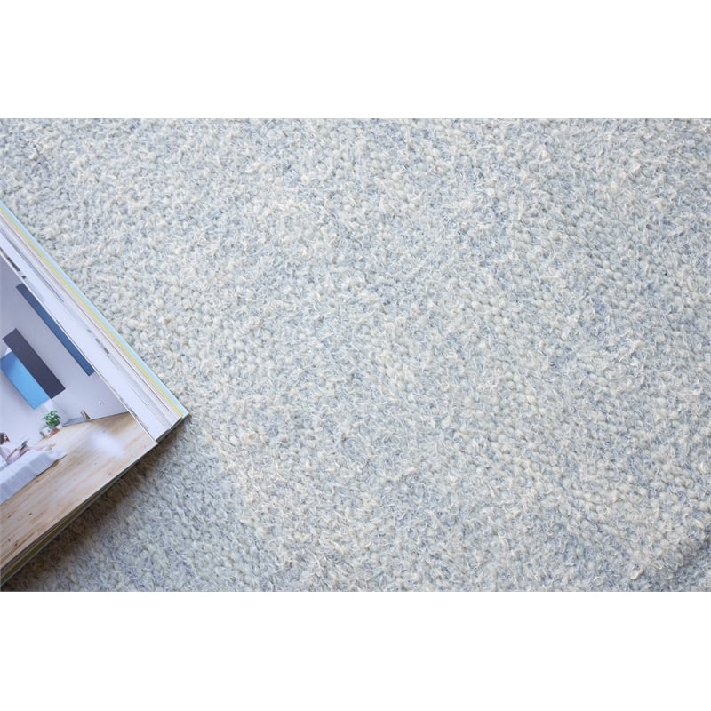 Tranquility Flatweave Wool/Mohair Silver 3'x5' Area Rug