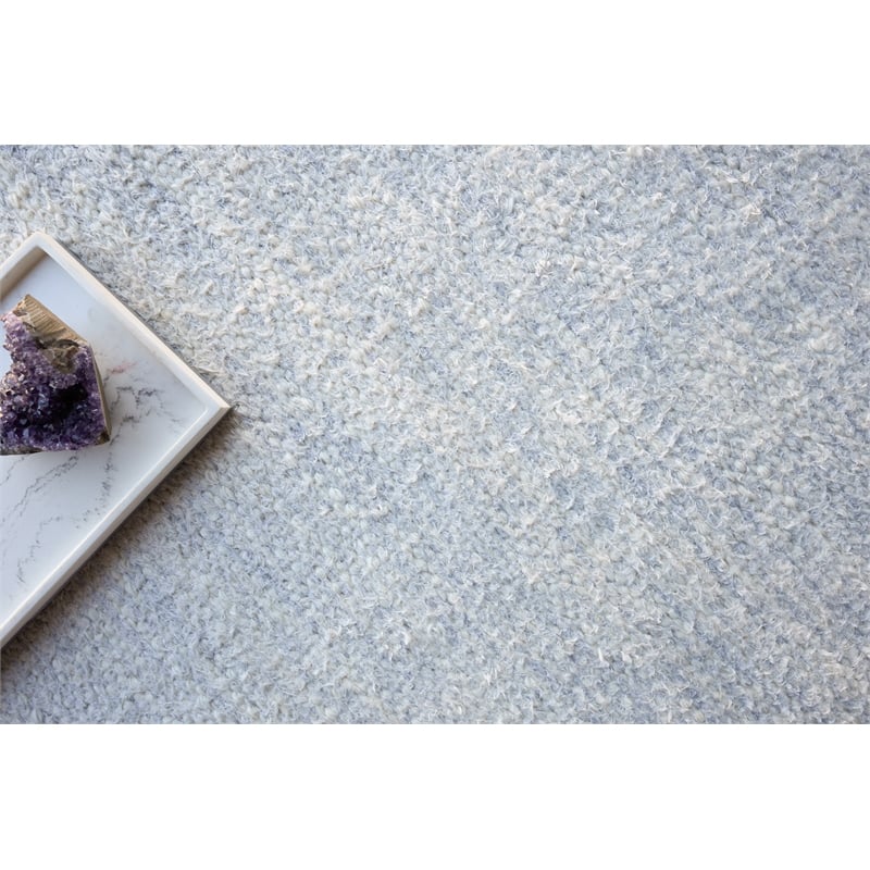 Tranquility Flatweave Wool/Mohair Silver 3'x5' Area Rug