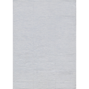 Tranquility Flatweave Wool/Mohair Silver 3'x5' Area Rug