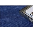 The Blues Handloomed Bamboo Silk Navy 8'x10' Area Rug