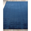 The Blues Handloomed Bamboo Silk Navy 9'x12' Area Rug
